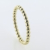 Billede af Ring kugler hele vejen rundt, br. 2,1 mm. massiv, str. 60-69. 925 s. forgyldt (forgyldning vil blive slidt af ved brug !)