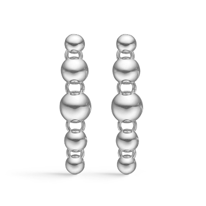 Billede af Mads Z "Biggest Ball" ørehængere sølv