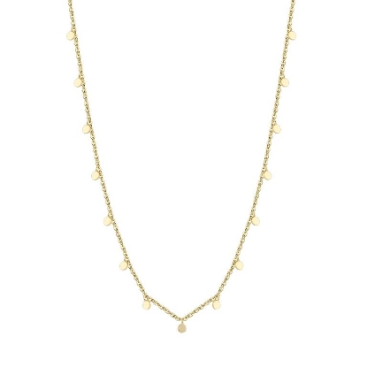 Billede af WiOGA Maddie halskæde forgyldt sølv (45+5cm)