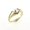 Billede af Ring m. k.p. 4-4½ mm 14 kt