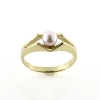 Billede af Ring m. k.p. 4-4½ mm 14 kt