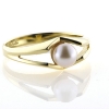 Billede af Ring m. k.p. 4-4½ mm 14 kt