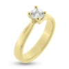 Billede af Ring solitaire sten 5 mm. 14 kt. facon + 6,0 gr. (prisen er excl. guld)