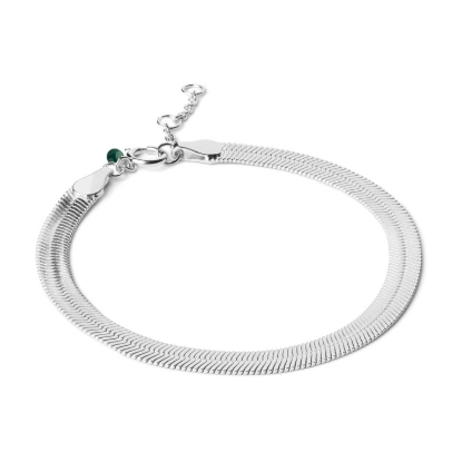 Billede af ENAMEL Copenhagen Carla armbånd sølv (15,5 + 2cm)
