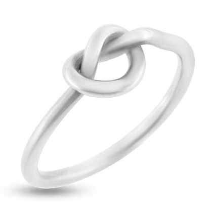 Billede af Ring m. knude (knob) 925s