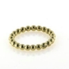 Billede af Ring kugler hele vejen rundt, br. 2,7 mm. massiv, str. -59. 925 s. forgyldt