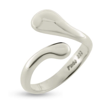 Billede af Ring "Parted" 925s sølv