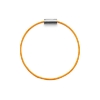 Billede af Mads Ziegler Black Sun armbånd, orange m. sølvlås  18 cm