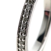 Billede af Alliancering speciallavet med 41 brill. a 0,01ct. w/vs. 14 kt. hvg.