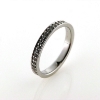 Billede af Alliancering speciallavet med 41 brill. a 0,01ct. w/vs. 14 kt. hvg.