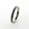 Billede af Alliancering speciallavet med 41 brill. a 0,01ct. w/vs. 14 kt. hvg.