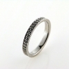 Billede af Alliancering speciallavet med 41 brill. a 0,01ct. w/vs. 14 kt. hvg.