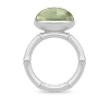 Billede af *Julie Sandlau Bamboo Wisdom ring rhodineret sølv m. grøn spinel str. 48-60