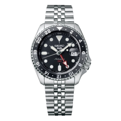 Billede af Seiko 5 Sports GMT automatic herreur stål 42mm mineralglas 10bar