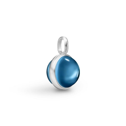 Billede af Julie Sandlau Prime Sapphire Blue vedhæng sølv rhodineret blå krystal
