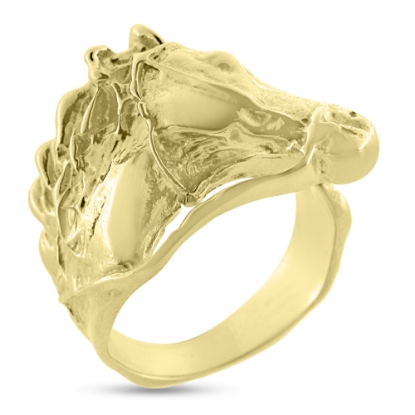 Billede af Ring med hestehoved (hest) priser fra