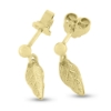Billede af Øreringe "Dancing Leaves" 8 karat guld