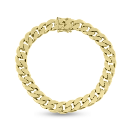 Billede af BNH armbånd panser facet 5,3 mm. i 14 kt.