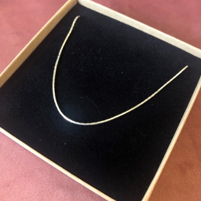 Billede af By Pind ankelkæde sølv med kugle i enden 