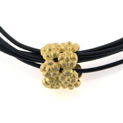 Billede af Collie læder, vedhæng 14kt