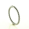 Billede af Ring kugler hele vejen rundt, br. 2,1 mm. massiv, str. 60-69. 14 kt. hvg.