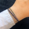 Billede af By Pind Colorful armbånd sølv forgyldt med pyrit