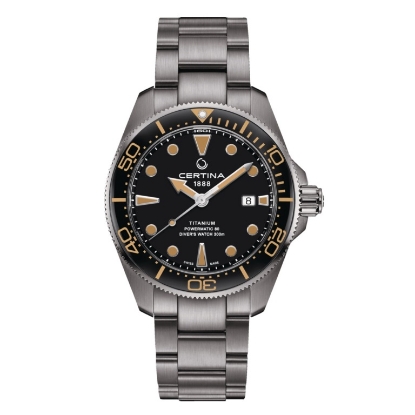 Billede af Certina DS Action Diver titanium powermatic 30bar safirglas 43mm