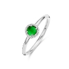 Billede af Spirit Icons Euphoria Green ring sølv m. krystal + cz (str. 48)