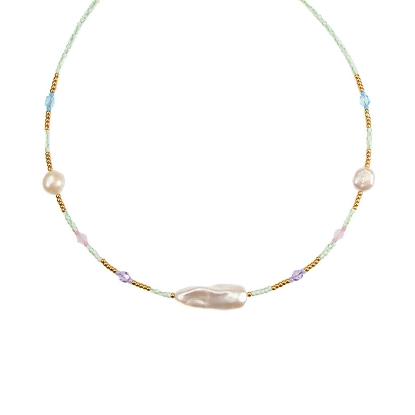 Billede af Hultquist Sia Halskæde sølv forgyldt (35 + 5cm)