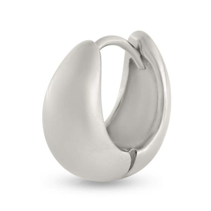 Billede af Ørering knæk 14 kt. hvg. (1. stk.)