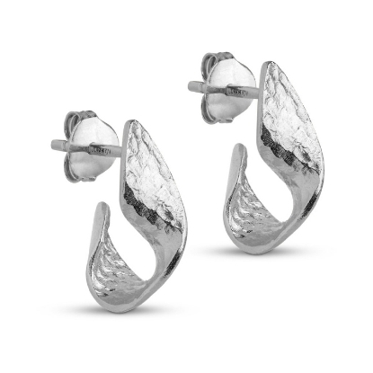 Billede af ENAMEL Copenhagen Daia øreringe sølv