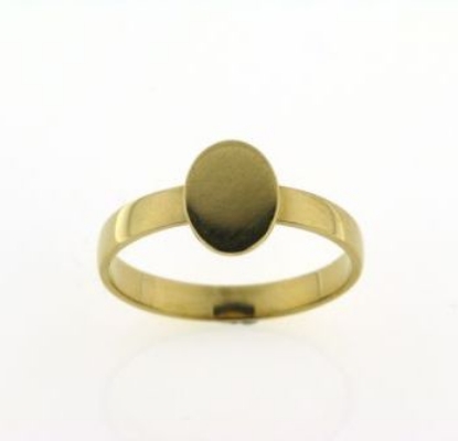 Billede af Ring m. oval plade 9*7 m/m..............