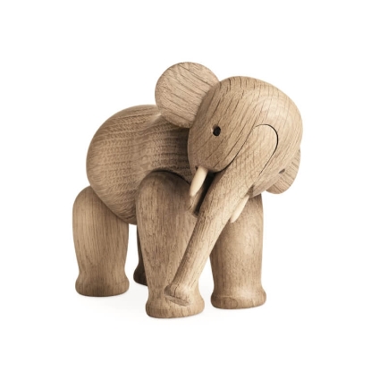 Billede af Kay Bojesen Elefant - Lille - Eg