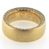 Billede af Ring med 68 brill. a 0,03 w/vs. på 2 side br. 8 mm. 14 kt.