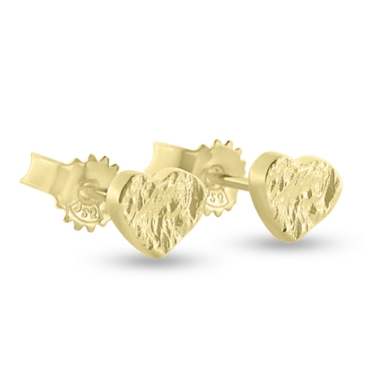 Billede af Ørestikker "Raw Heart" i guld