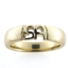 Billede af Herrering udsavet monogram 2 bogstaver 8 kt. facon + 11,5 gr. (prisen er excl. guld)