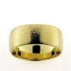 Billede af Herrering u/sten, bred. 9,5 mm. tyk. 1,6 mm. 14 kt. facon 17,1 gr. (prisen er excl. guld)