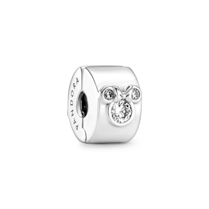 Billede af Pandora DISNEY Mickey og Minnie klemmeled sølv m. cz