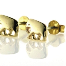 Billede af Ørestik elefant 14 kt. 585