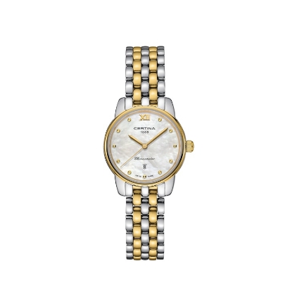 Billede af Certina Urban DS-8 dameur stålgulddoublé perlemorsskive 28mm 10bar