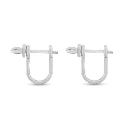 Billede af Ørestik sjækel 14 kt. hvg. (1. par)