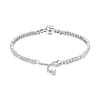Billede af Pandora Funklende Hjerte Tennisarmbånd sølv m. cz (16 cm)