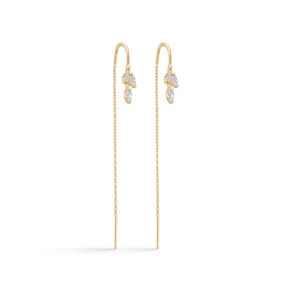 Billede af Mads Z "Emilia" ørehængere 8 kt m. zirkonia