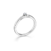 Billede af Mads Z "Crown" ring 14 kt hvidguld m. 0,04ct. W.SI str 58