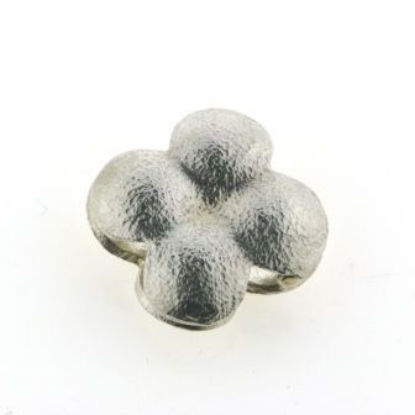 Billede af Lås firkløver hamret 14 kt. hvg.