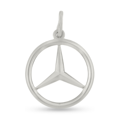 Billede af Vedhæng Mercedes stjerne 14 kt. hvg.