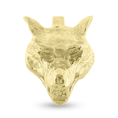 Billede af Vedhæng ulve hoved (lg. 18,5 mm. br. 13 mm.) 14 kt.