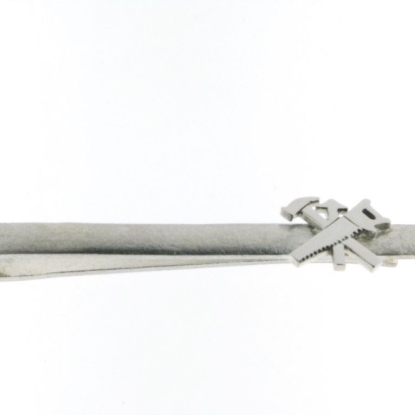 Billede af Slipsenål med udsavet tegn eller monogram, sølv