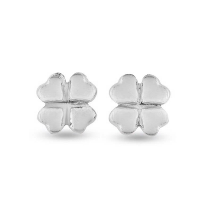 Billede af Ørestik firkløver i sølv