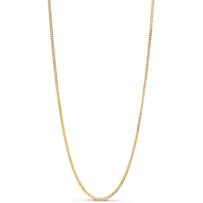 Billede af ENAMEL Copenhagen Curb Chain halskæde 1,75 mm. forgyldt sølv (45 + 7cm)